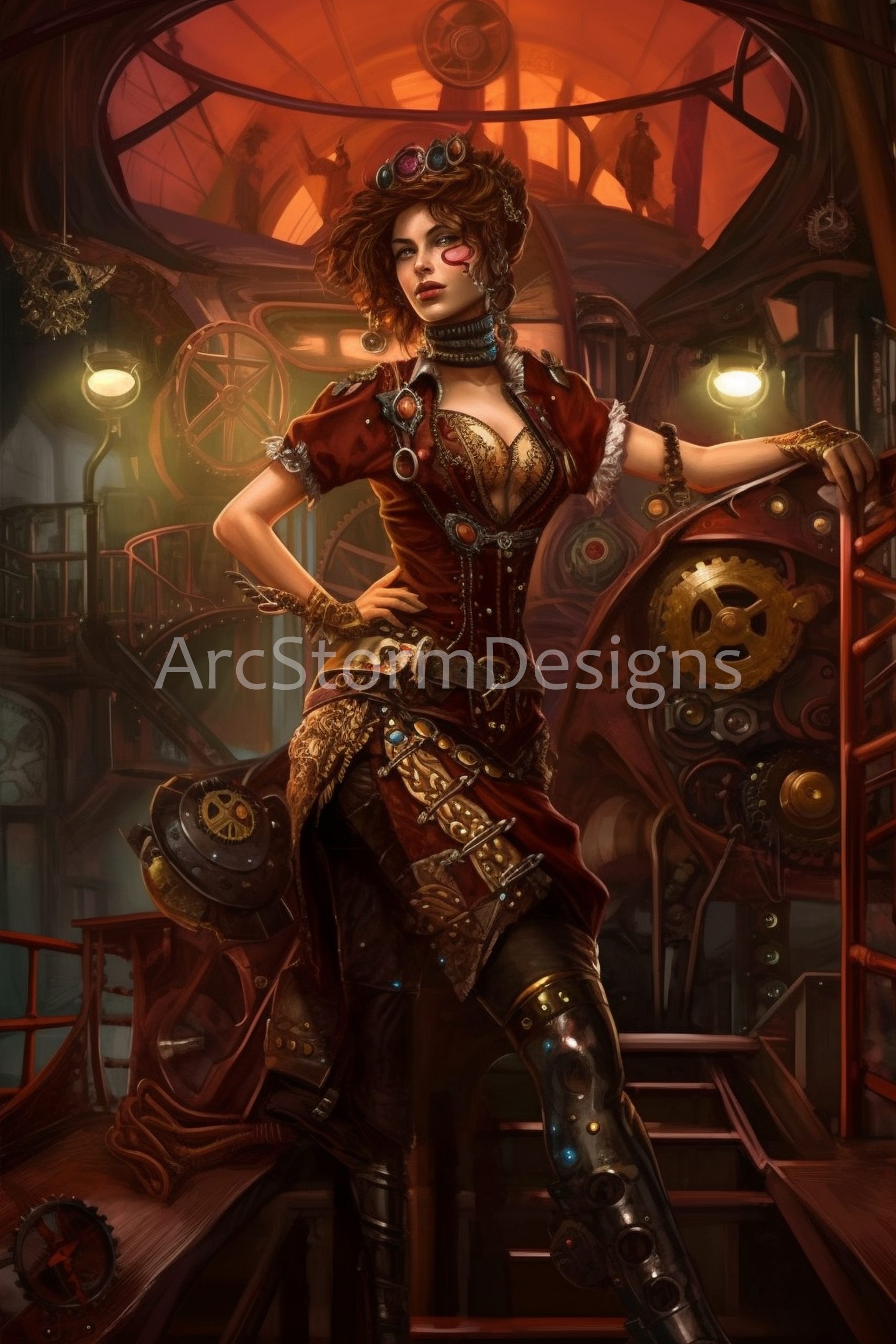 Steam Powered Lady : Bold and Beautiful