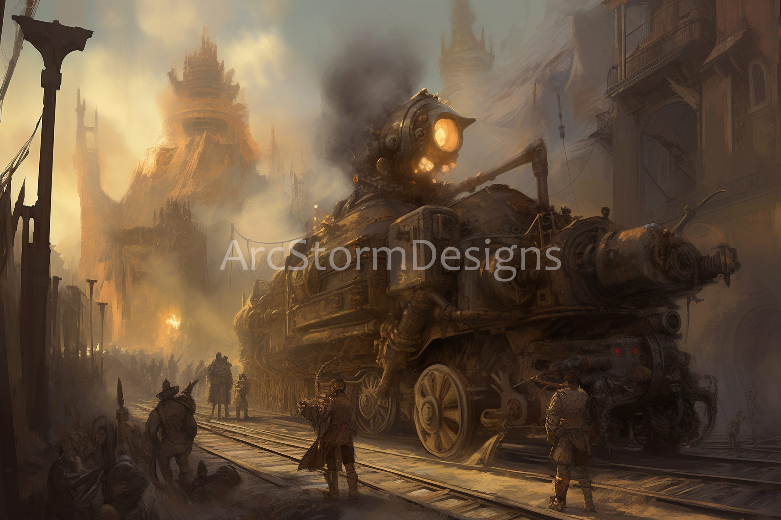 Armoured Train : Steampunk Concept Piece