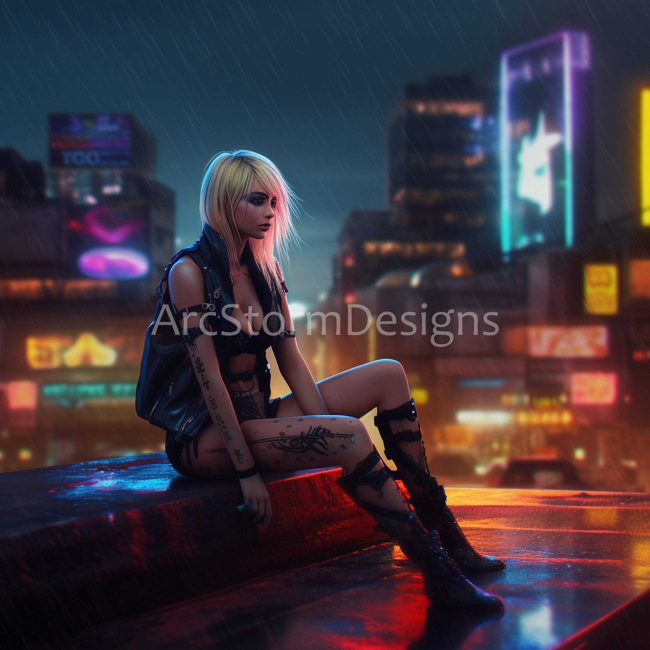 Cyberpunk Thoughts: A Troubled Night